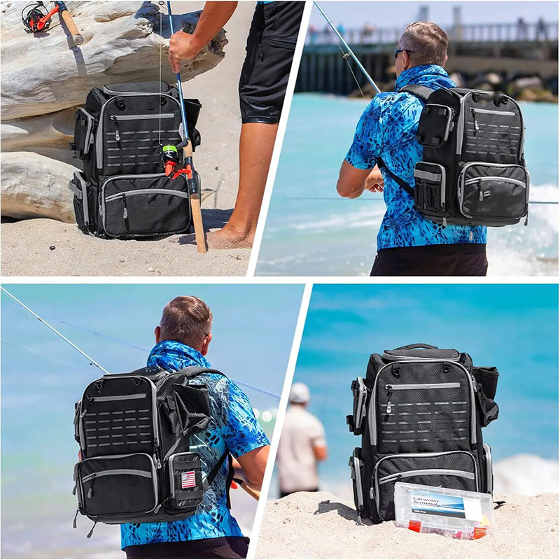 Waterproof fishing storage backpack factory