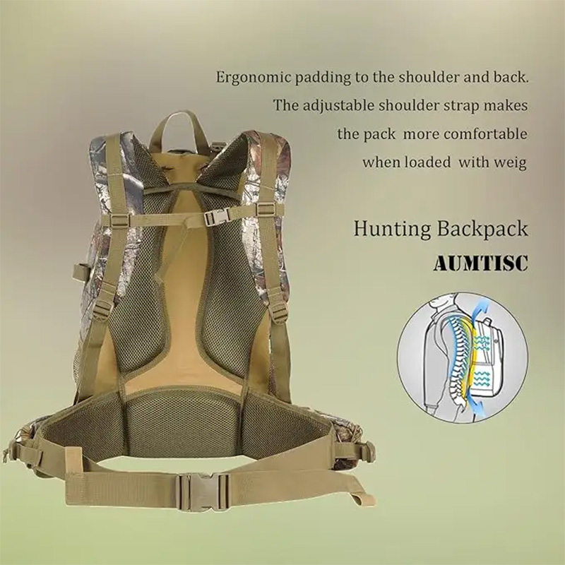 ODM comfortable back system hunting backpack supplier