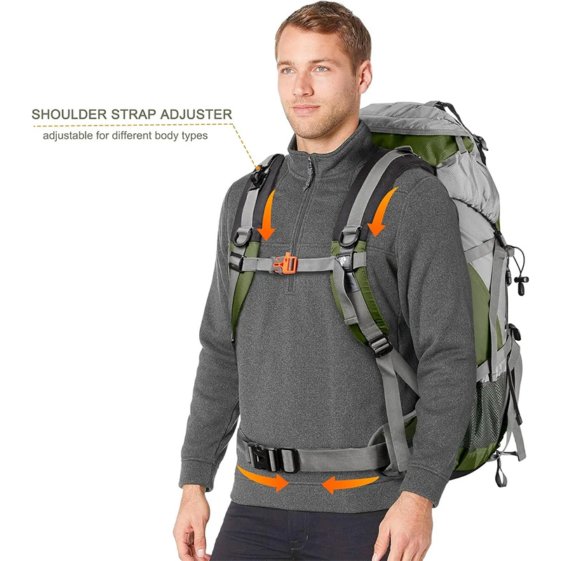 OEM Water-resistant hiking backpack for hiking, cycling, mountaining vendor