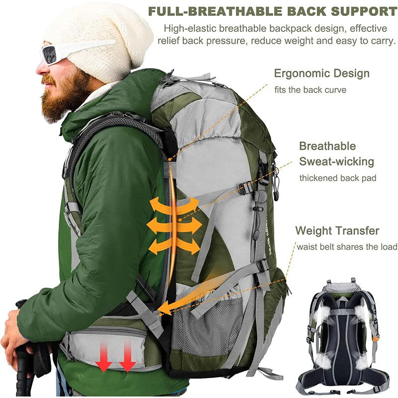 Costom Lightweight Hiking Backpack B2B Factory