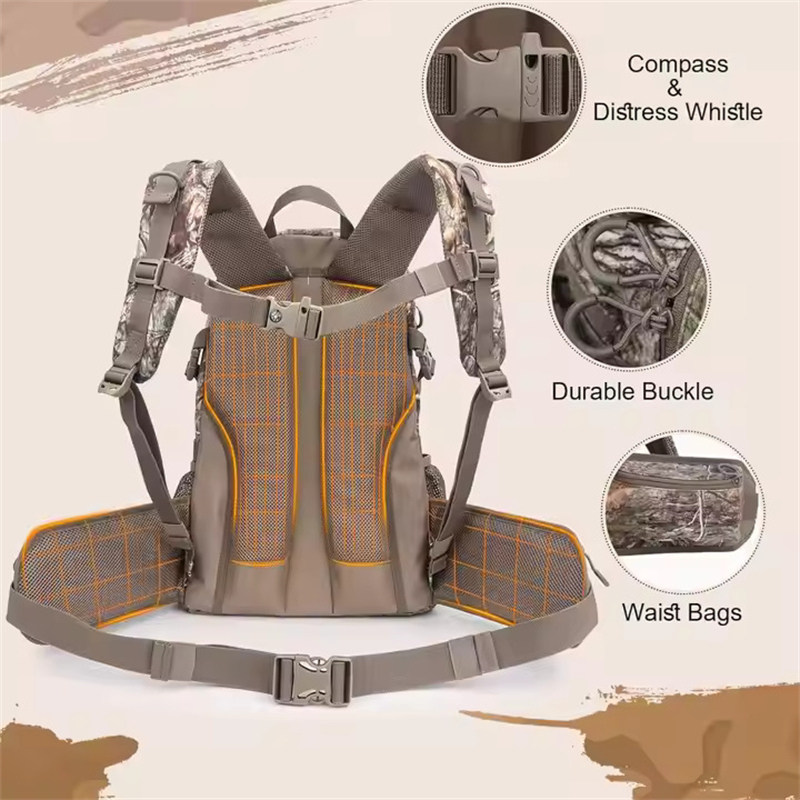 Durable tactical backpack for hunting trips