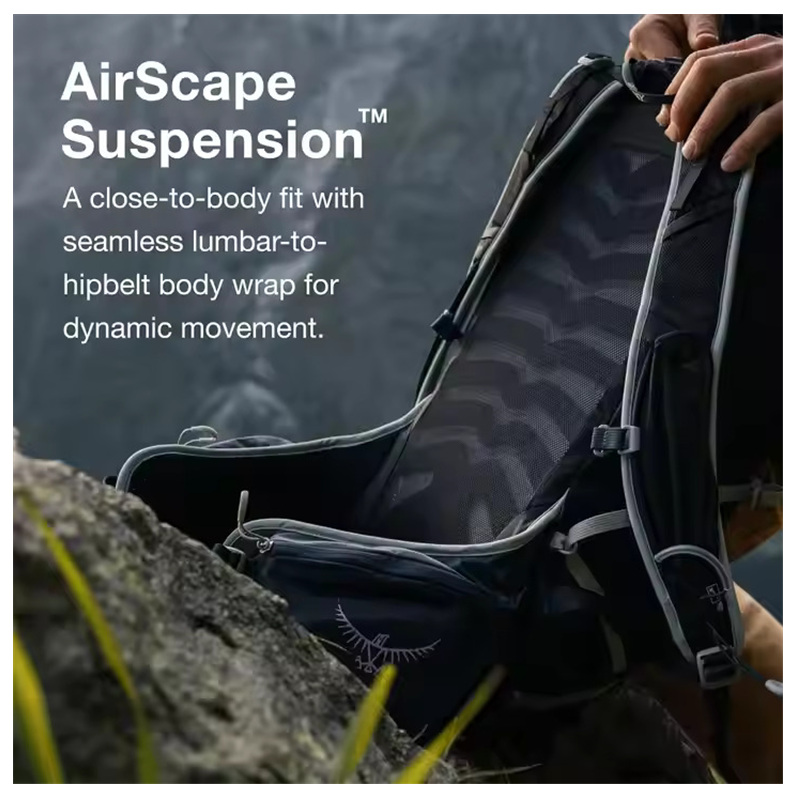 Running backpack with comfortable straps