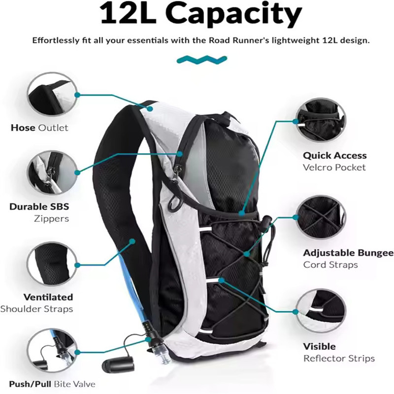 New Design 12L Portable Water Bag for Marathon