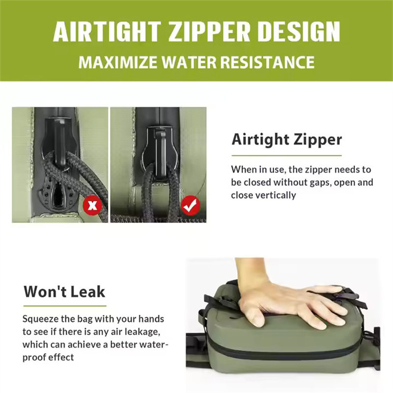 Versatile fishing waist pouch for fisherman