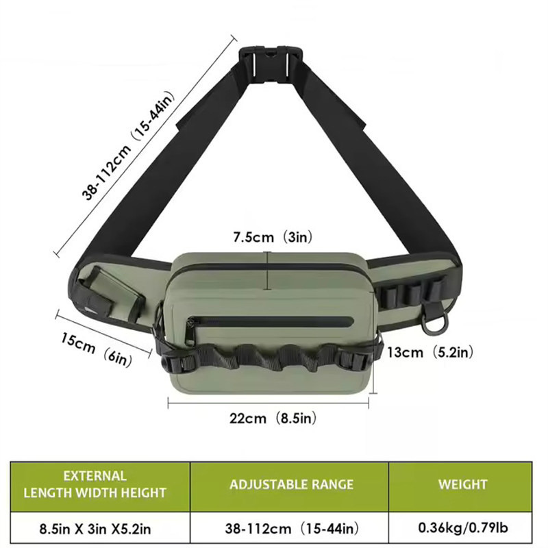Waterproof Fishing Waist Pack for