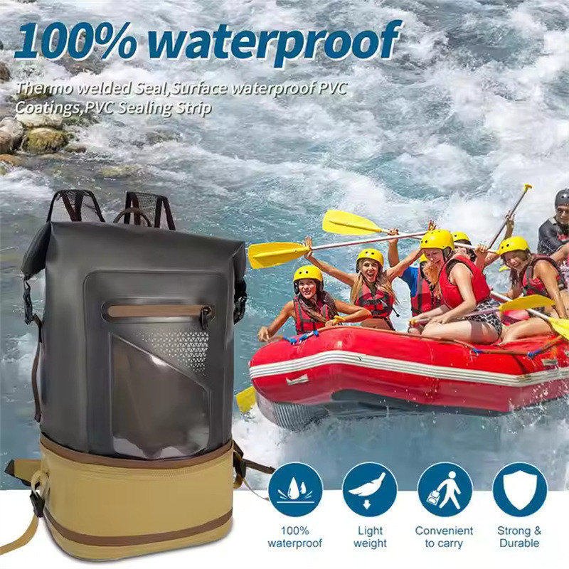 Personalized tarpaulin dry bag for boating