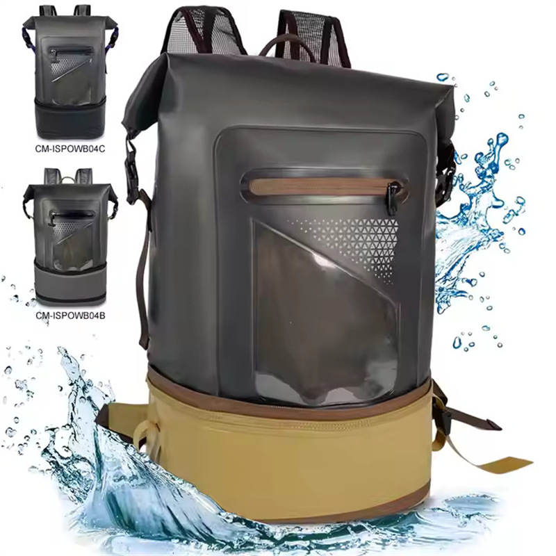 custom tarpaulin Outdoor Dry Backpack