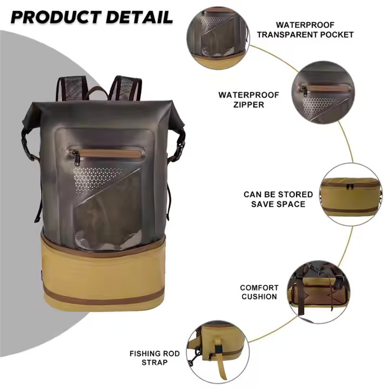  CustomTarpaulin PVC Outdoor Dry Backpack Factory