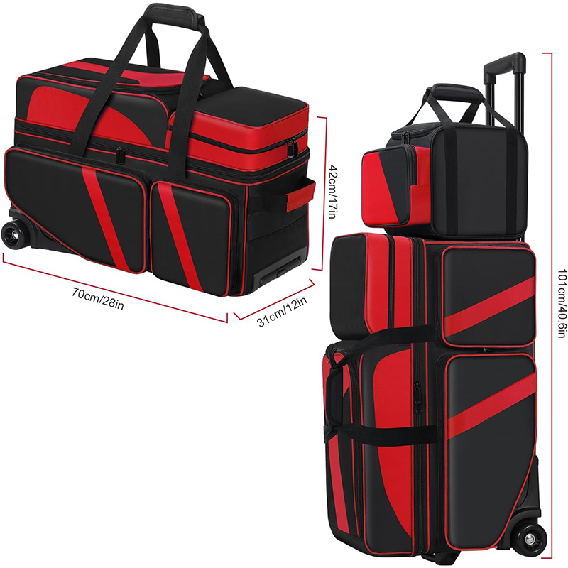 Bowling Ball Roller Bag Plus 1 Tote Bowling Ball Bag Factory