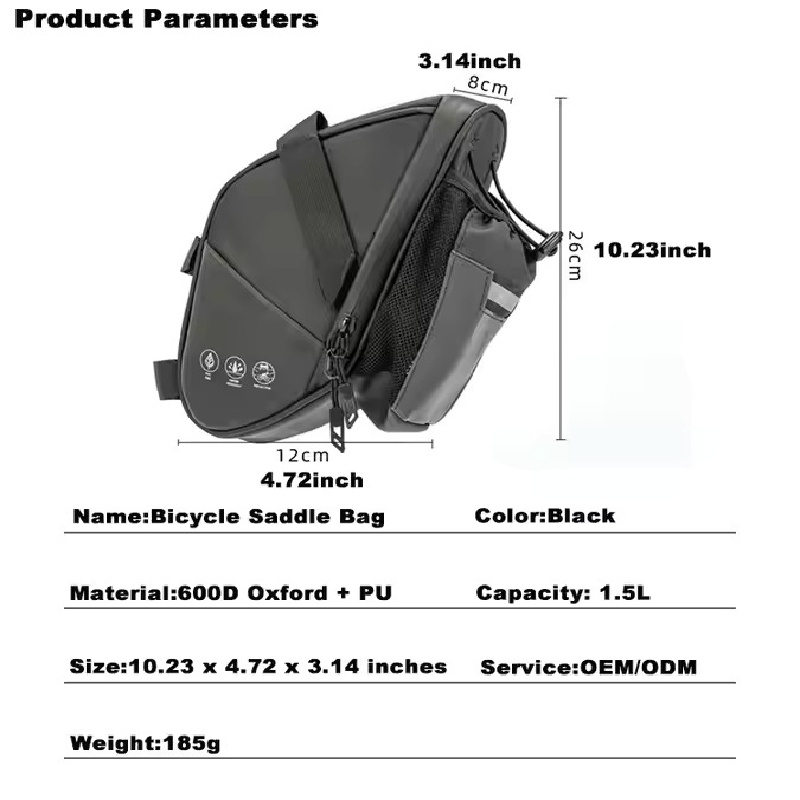 900D bicycle water bottle bag Factory