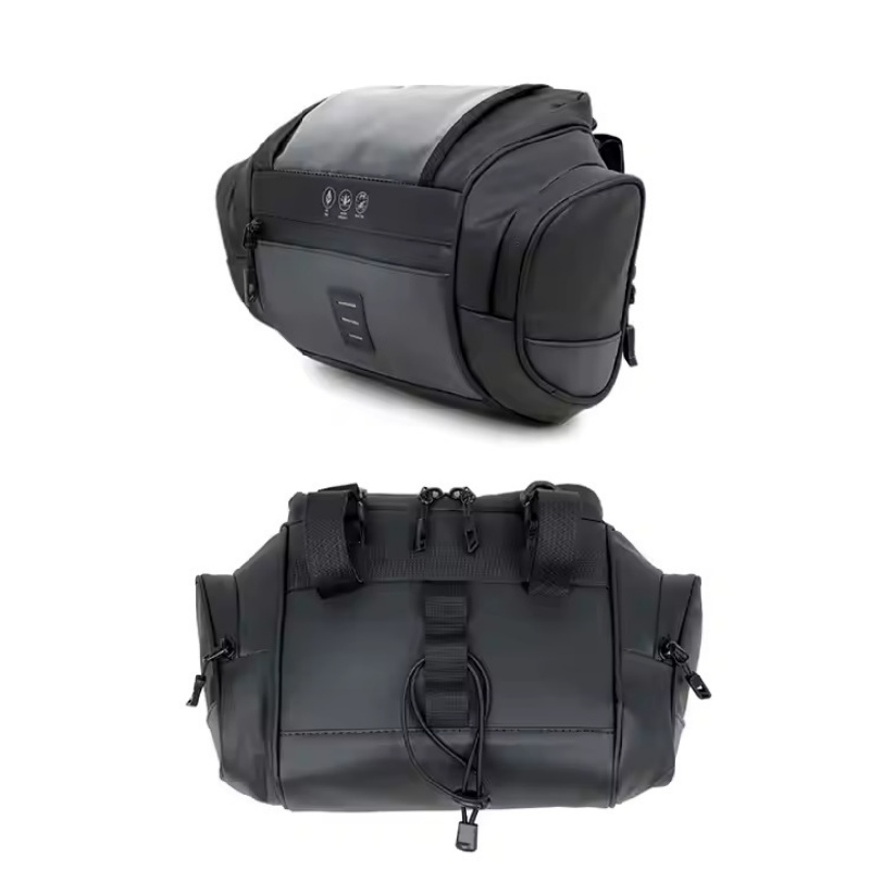 Cycling front storage bag with multiple pockets