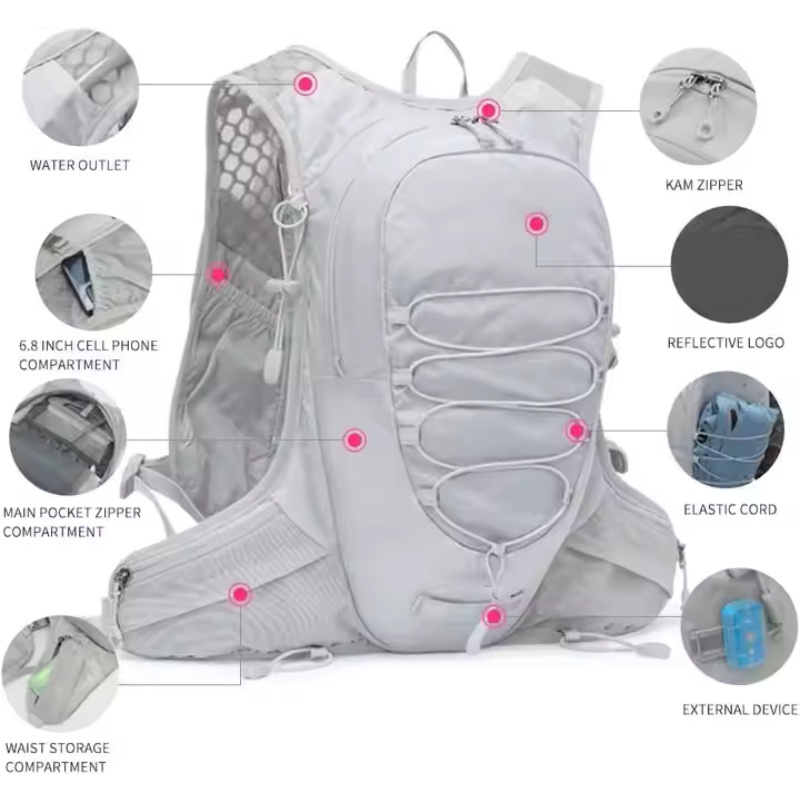Hiking Hydration Backpack with Pockets