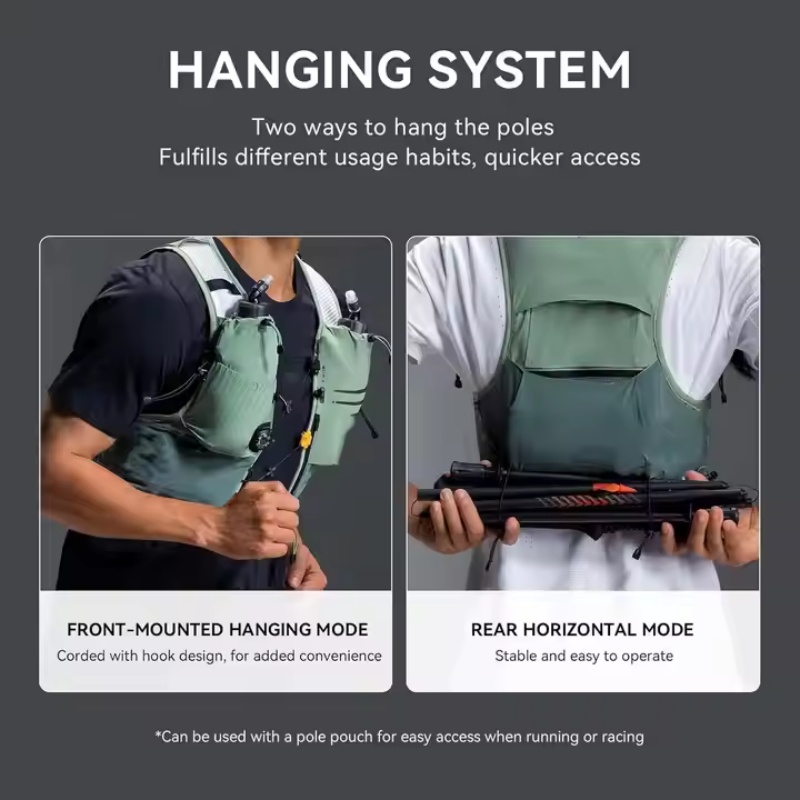 Hydration Storage Pockets Running Vest