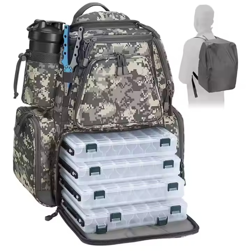 Durable Tarpaulin Material Fishing Gear Storage