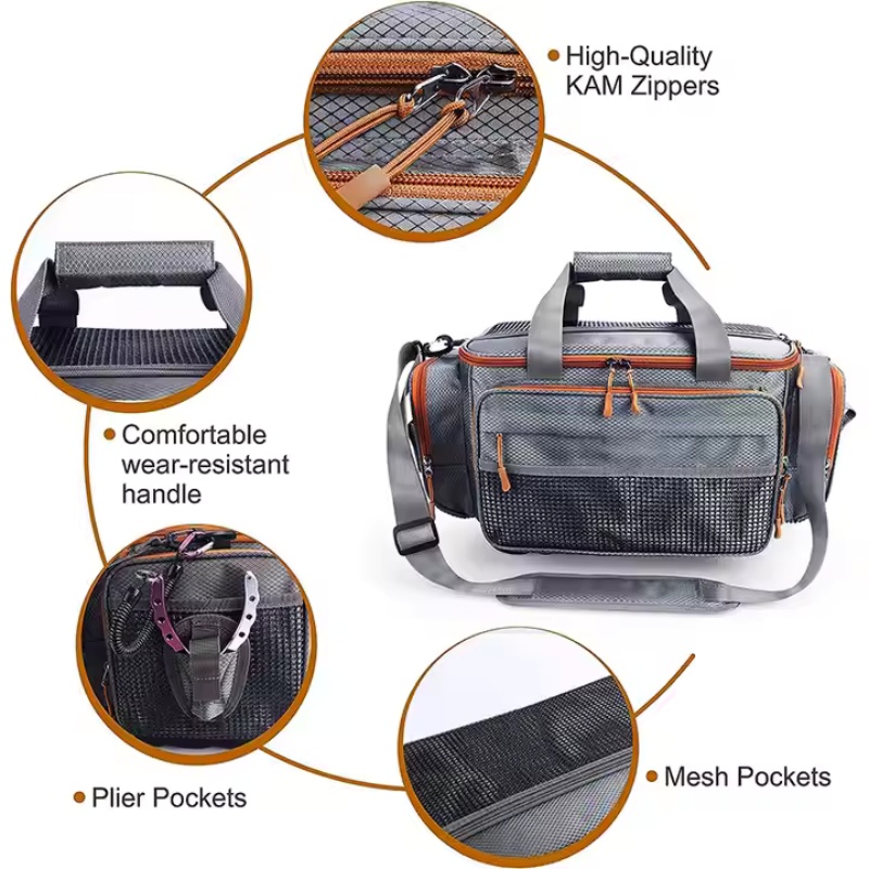Multi-pocket fly fishing lure organizer