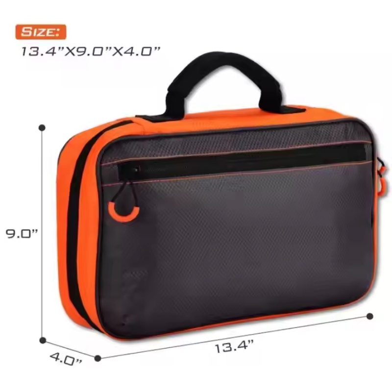 Durable saltwater fishing gear storage