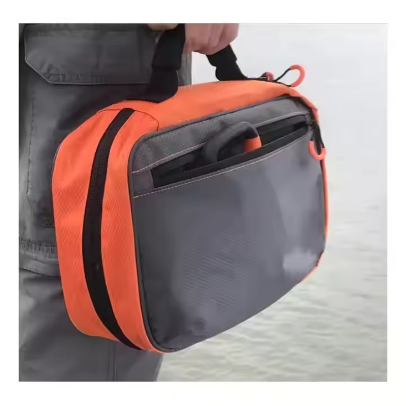 Resilient saltwater tackle bag material