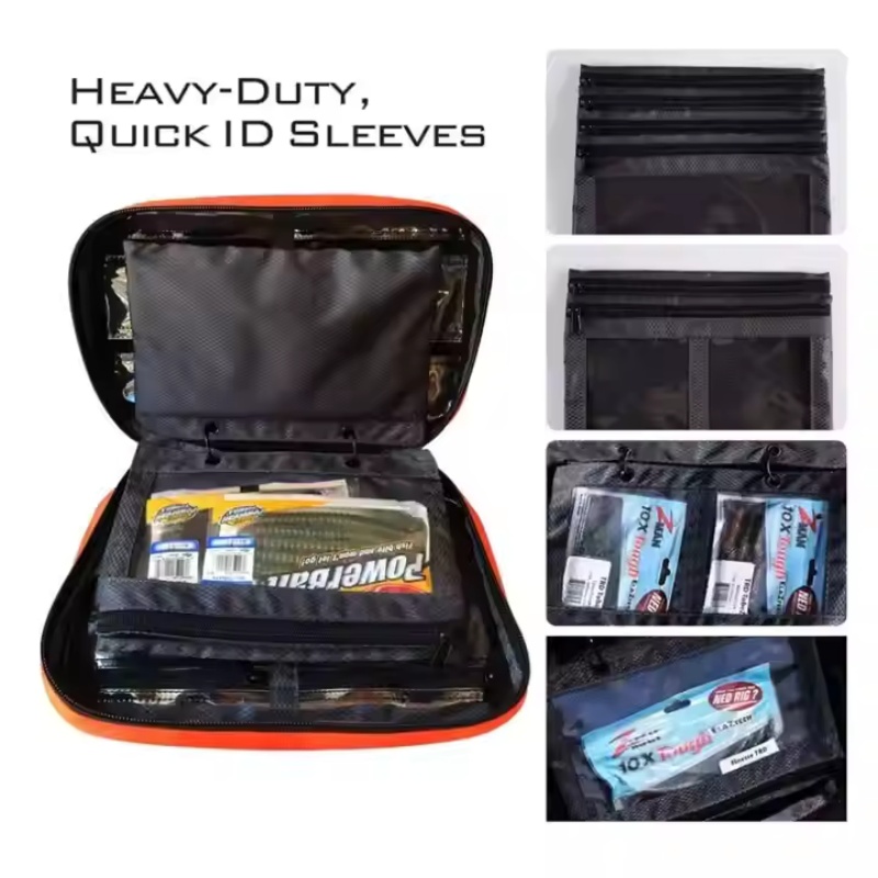 Saltwater resistant tackle bag container