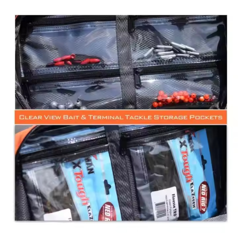 Saltwater-proof fishing gear storage solution