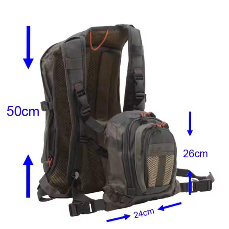 Functional fly fishing vest design
