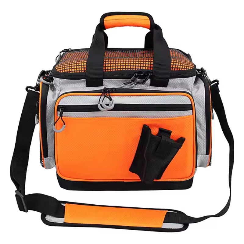 Portable fishing tackle bag kit