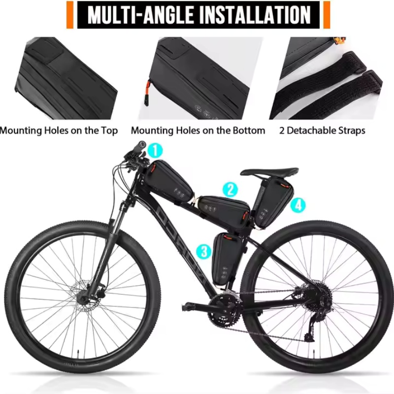 custom Top Tube Front Frame Cycling Triangle Bag