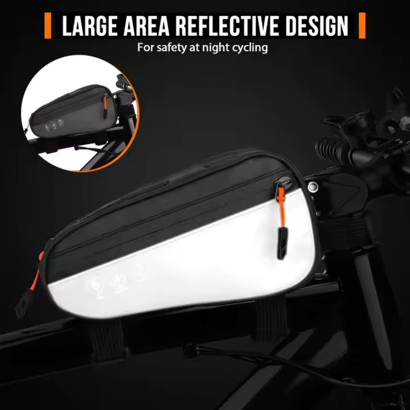 1.2L top tube triangle bag for cycling