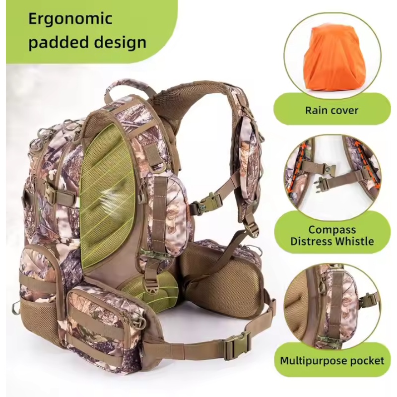 Military Style Camouflage Gear Bag
