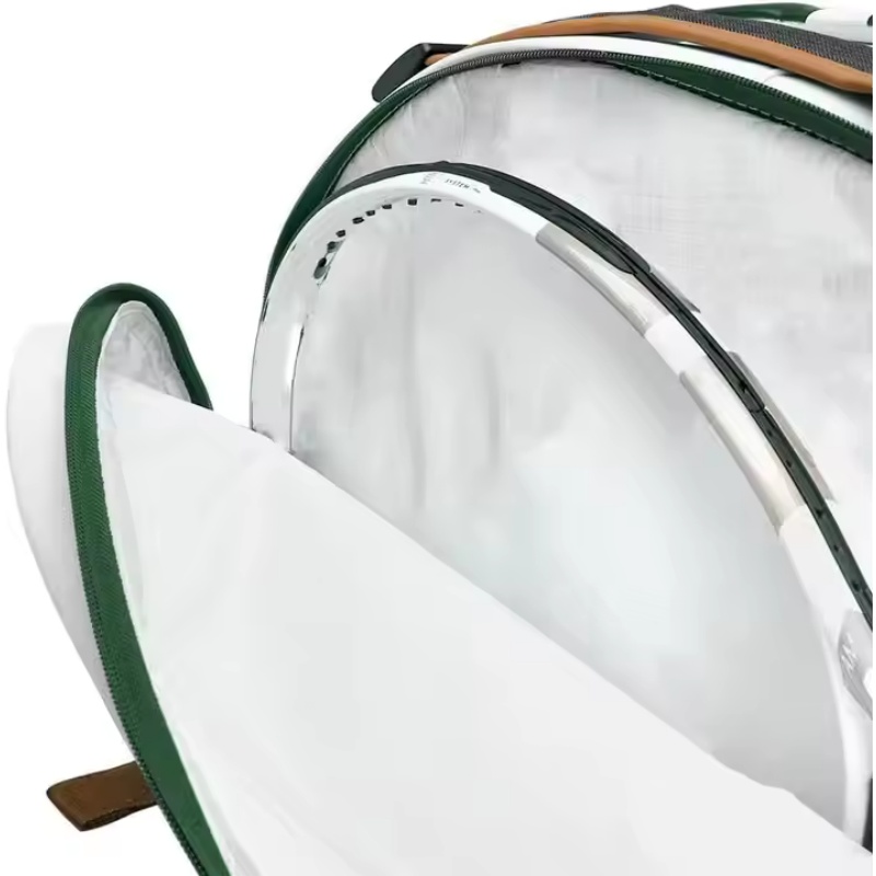 Modern athletic bag with shoe pocket