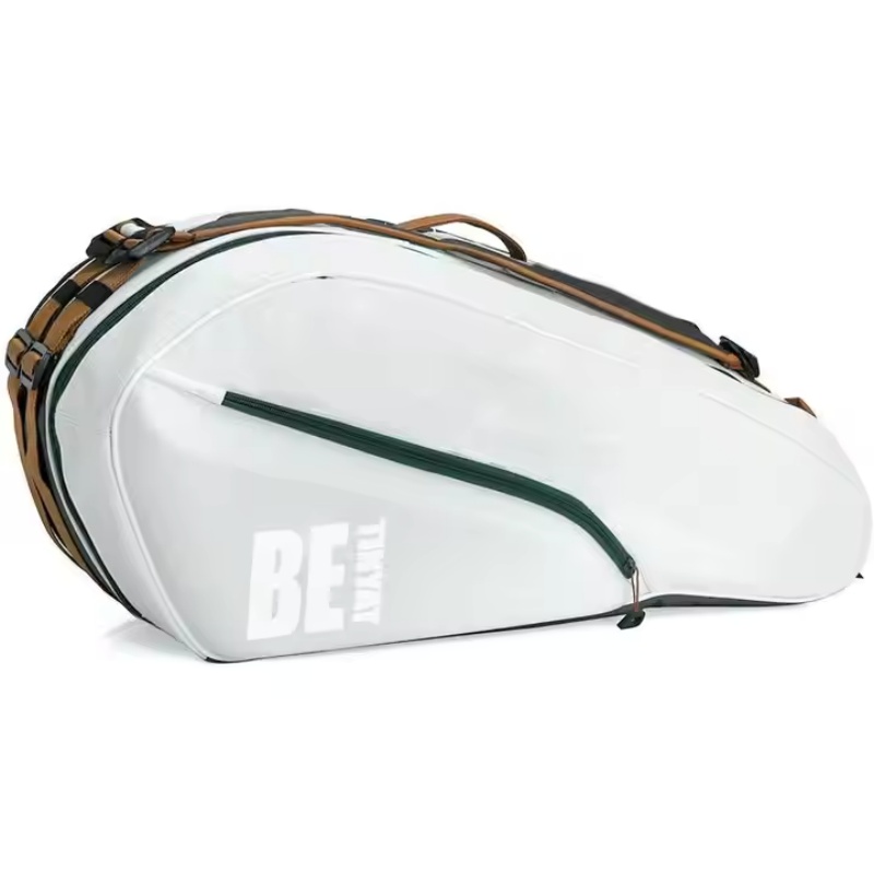 Luxurious tennis carryall with shoe pouch