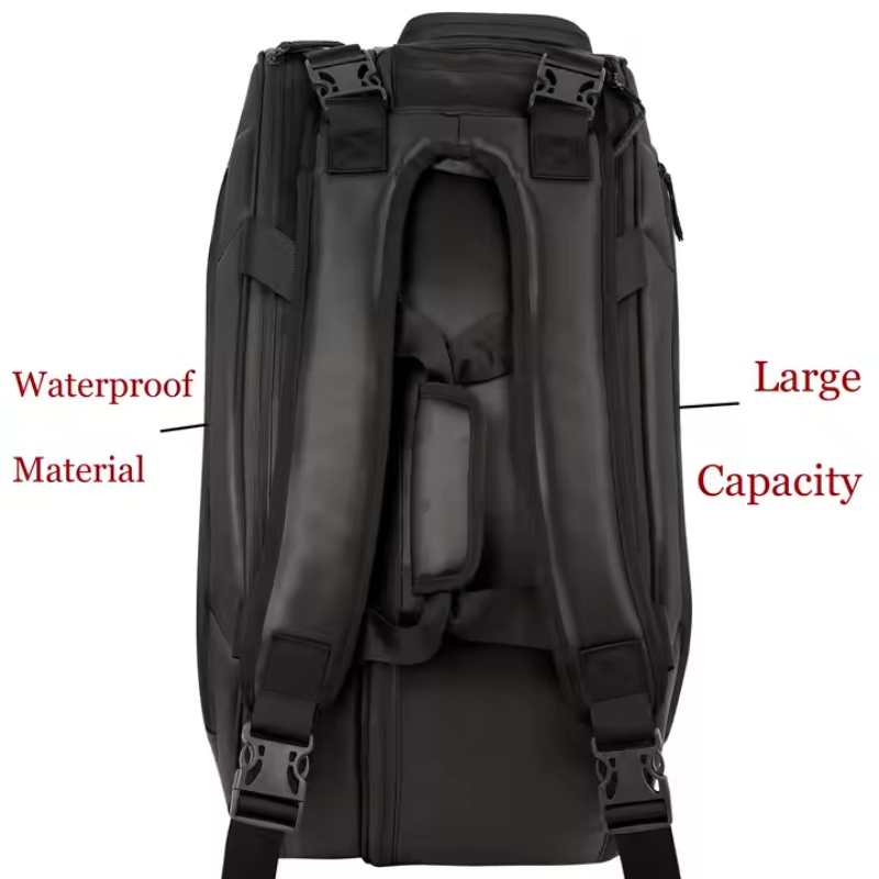 Company promotional tennis bag with logo