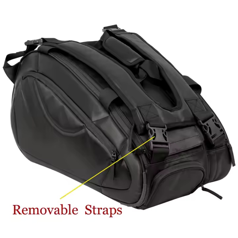 Tennis player logo carryall backpack