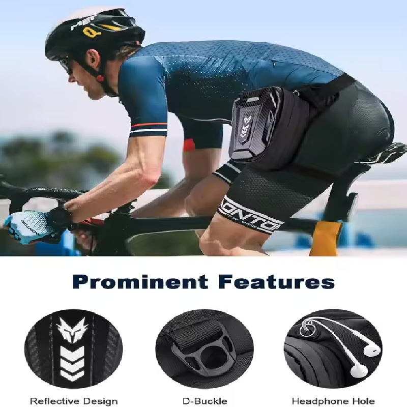 Versatile waist bag for biking trips