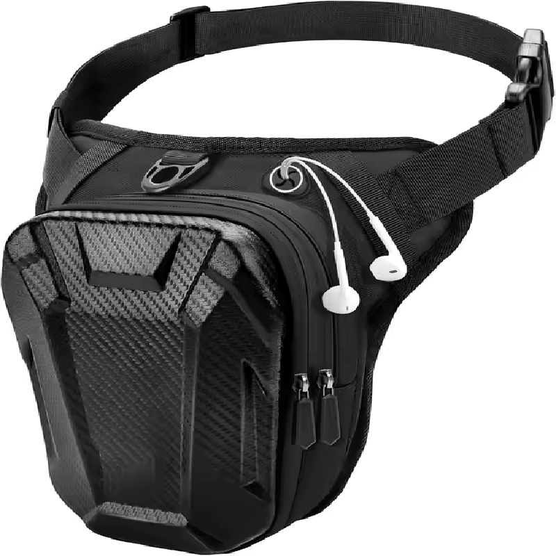 Adjustable leg strap for biking