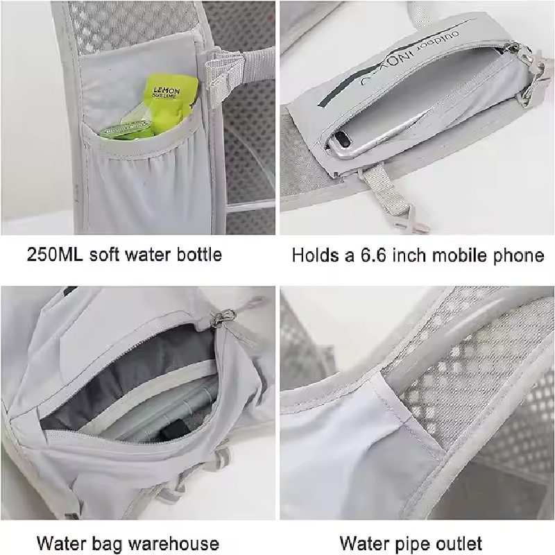 Hydration vest with adjustable straps