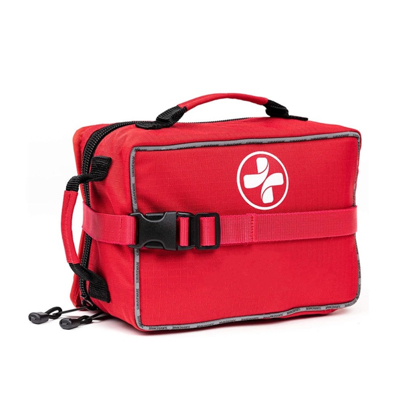 Tactical trauma response kit for camping