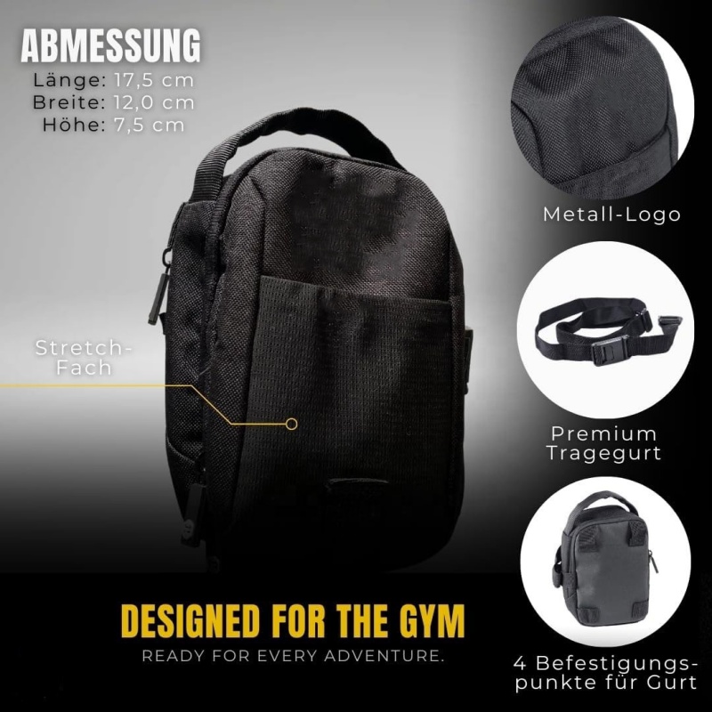 Travel-friendly small gym bag