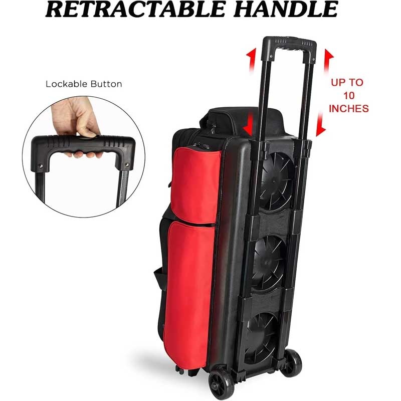 Multi-Compartment Bowling Bag Cart