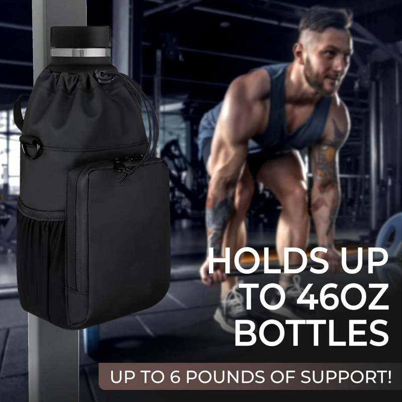Adjustable Strap Fitness Storage Pouch