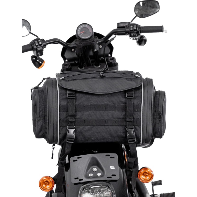 Securely attachable motorcycle luggage for long trips
