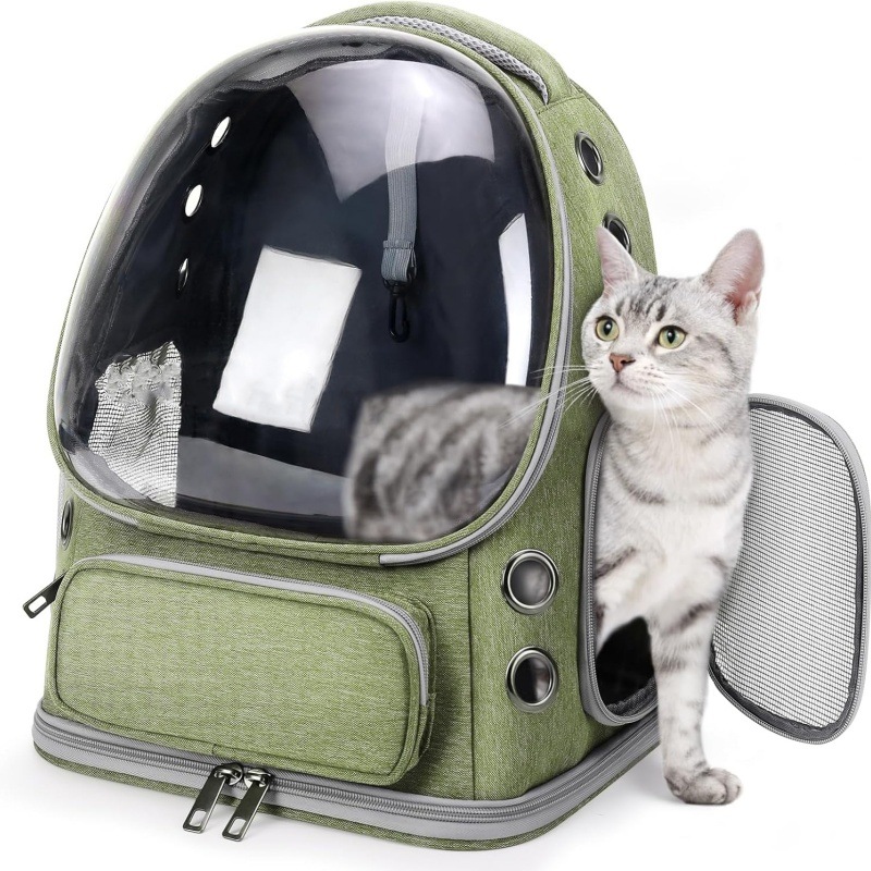 Modern cat bubble window carrier