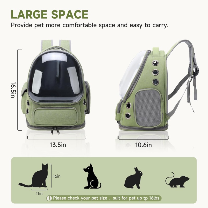Wholesale Space Capsule Bubble Transparent Backpack for Cats