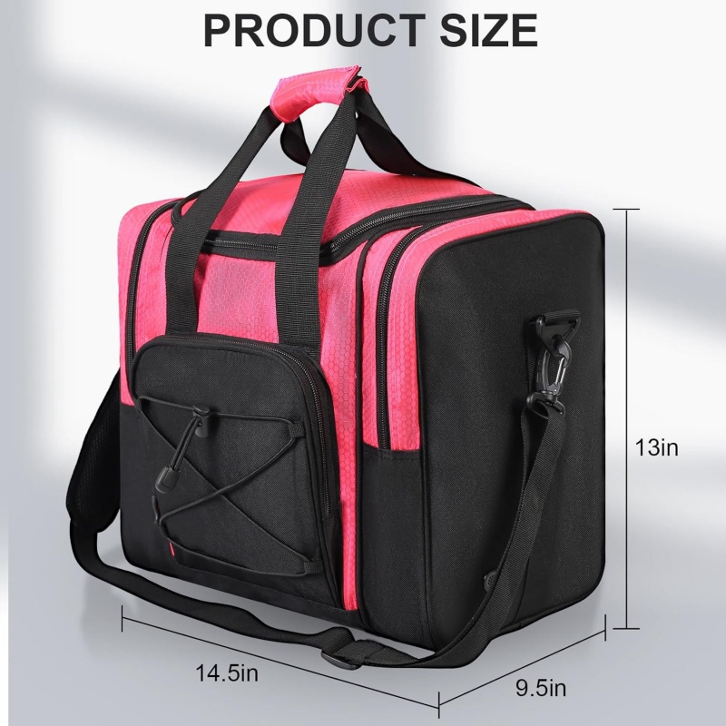 Travel bowling bag with padding